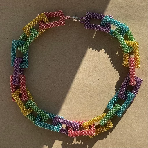 korálkový řetěz Rectangular